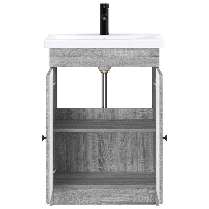 Set de mobilier pentru baie Sonoma gri 56 x 37,5 x 81 cm WALTI