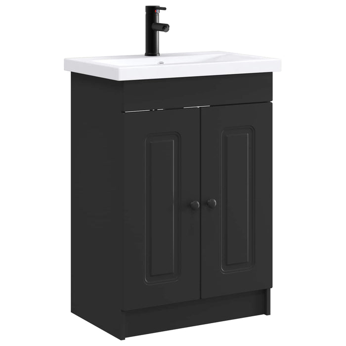 Set de mobilier pentru baie Negru 78,5 x 37,5 x 81 cm WALTI