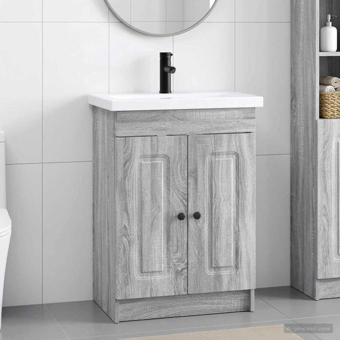 Set de mobilier pentru baie Sonoma gri 78,5 x 37,5 x 81 cm WALTI