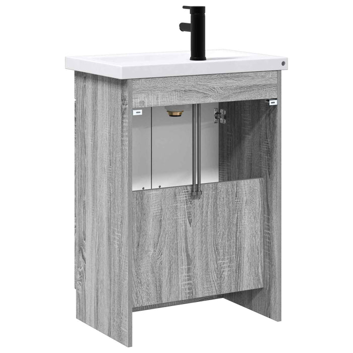 Set de mobilier pentru baie Sonoma gri 78,5 x 37,5 x 81 cm WALTI