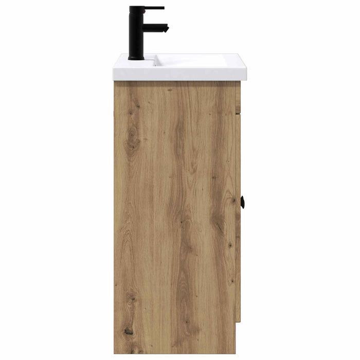 Set de mobilier pentru baie Stejar Artizanal WALTI