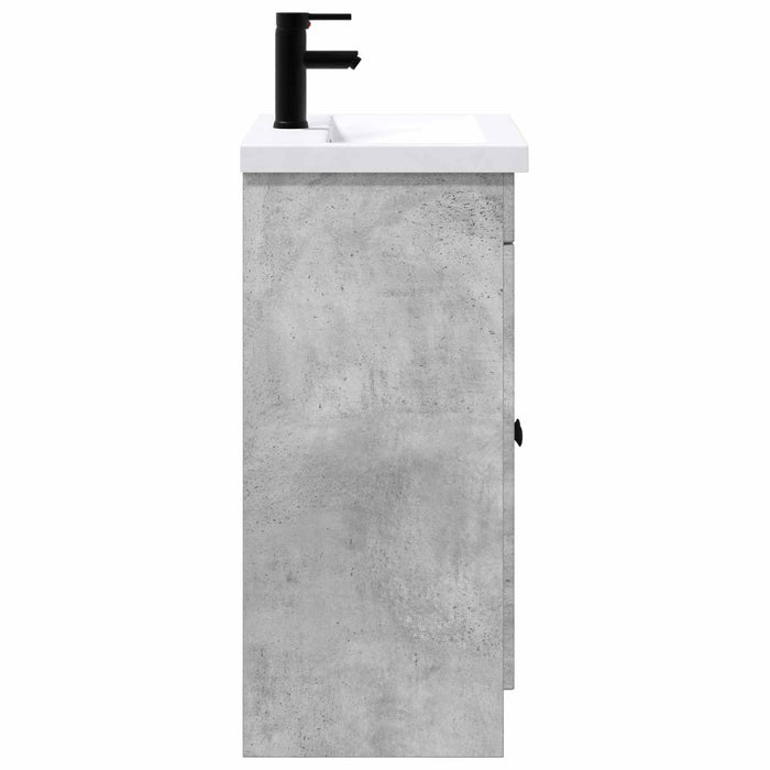 Set de mobilier pentru baie Gri Beton 56 x 37,5 x 81 cm WALTI
