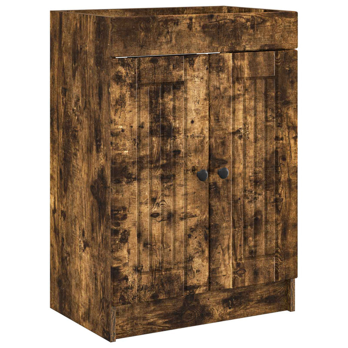 Set de mobilier pentru baie Stejar fumuriu 56 x 37,5 x 81 cm WALTI
