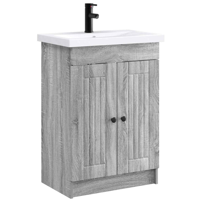 Set de mobilier pentru baie Sonoma gri 56 x 37,5 x 81 cm WALTI