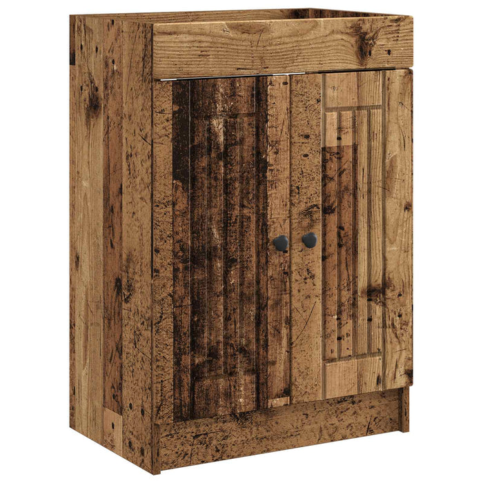 Set de mobilier pentru baie Lemn vechi 56 x 37,5 x 81 cm WALTI