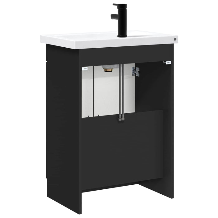 Set de mobilier pentru baie Negru 78,5 x 37,5 x 81 cm WALTI