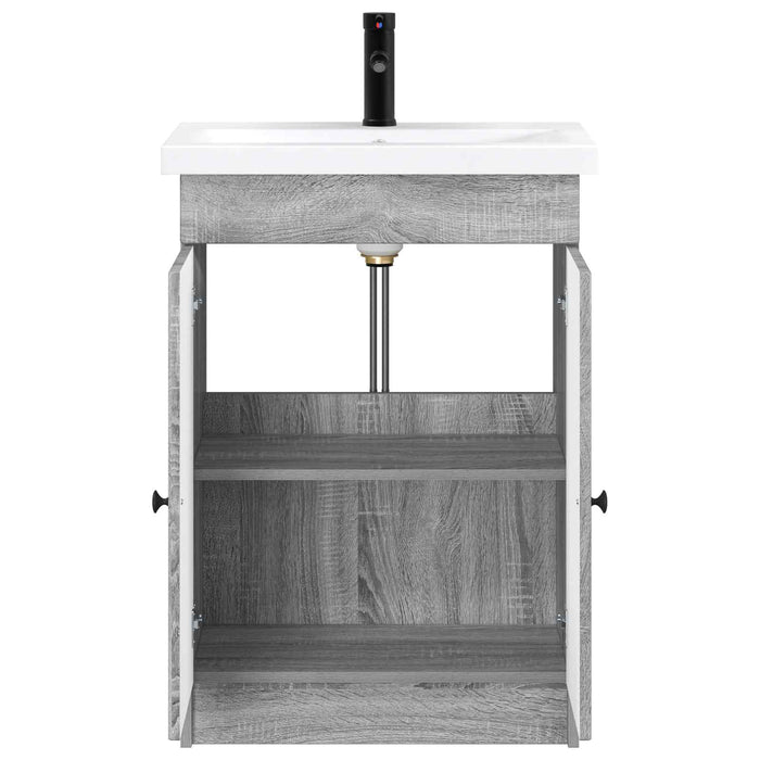 Set de mobilier pentru baie Sonoma gri 78,5 x 37,5 x 81 cm WALTI