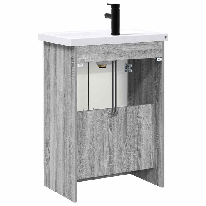 Set de mobilier pentru baie Sonoma gri 78,5 x 37,5 x 81 cm WALTI