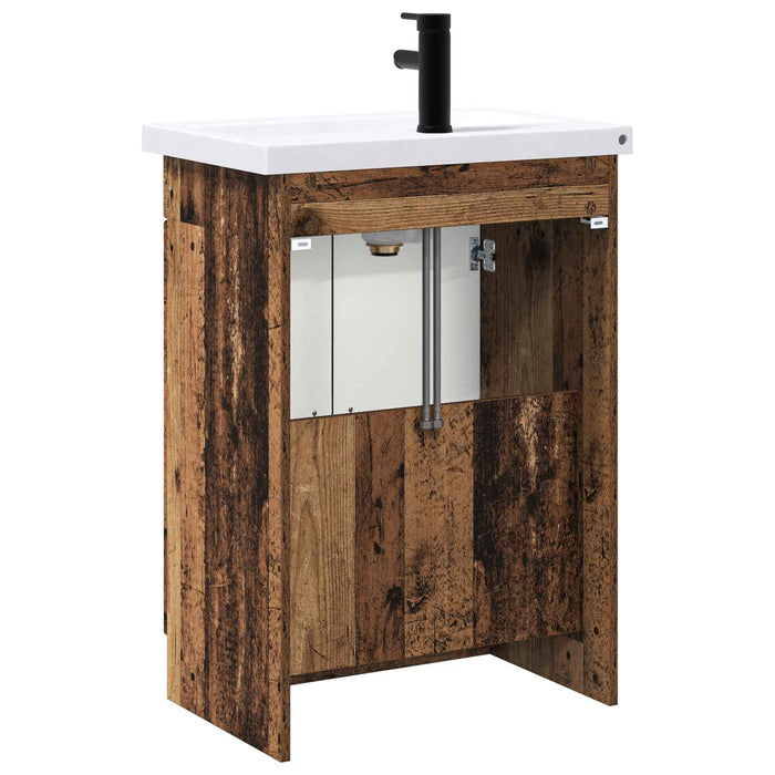 Set de mobilier pentru baie Lemn vechi 78,5 x 37,5 x 81 cm WALTI