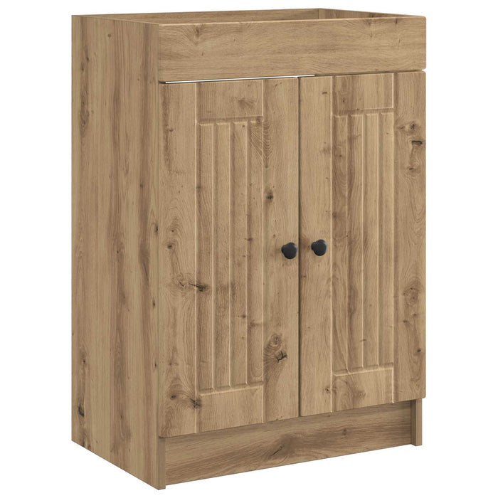 Set de mobilier pentru baie Stejar Artizanal WALTI