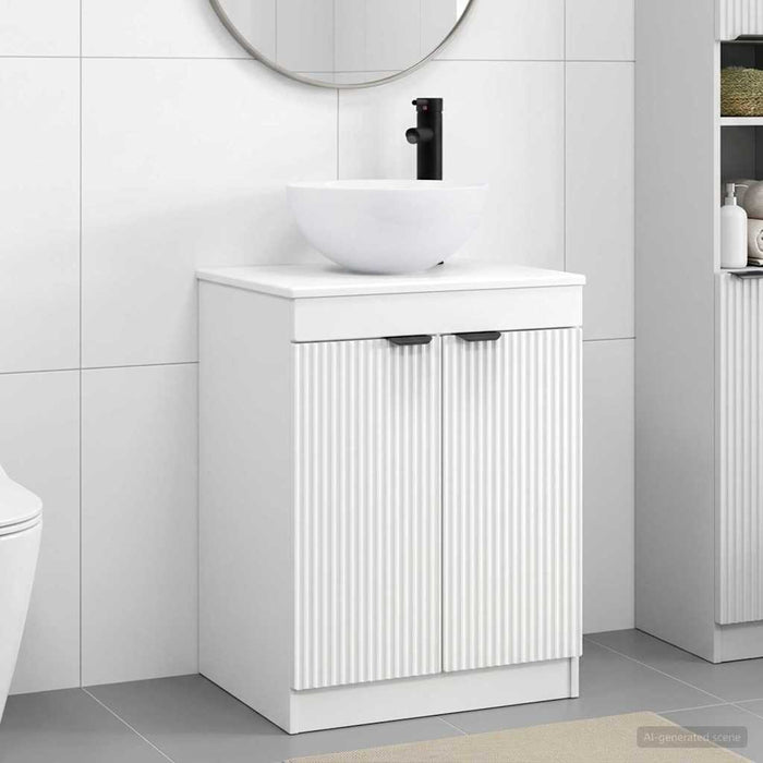 Set de mobilier pentru baie Alb Lemn prelucrat WALTI