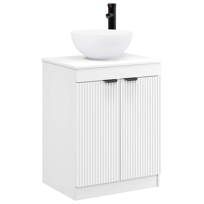 Set de mobilier pentru baie Alb Lemn prelucrat WALTI