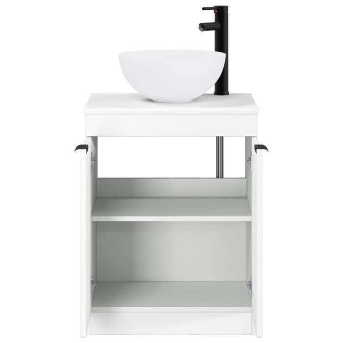 Set de mobilier pentru baie Alb Lemn prelucrat WALTI