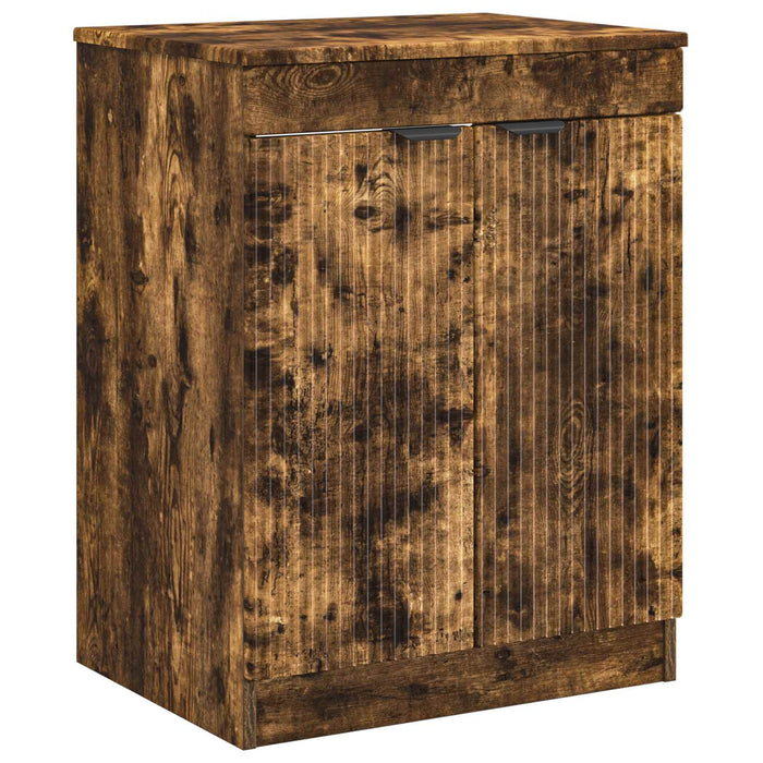 Set de mobilier pentru baie Stejar fumuriu Lemn prelucrat WALTI