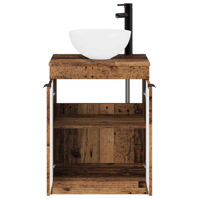 Set de mobilier pentru baie Lemn vechi Lemn prelucrat WALTI
