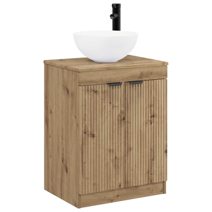 Set de mobilier pentru baie Stejar Artizanal Lemn prelucrat WALTI