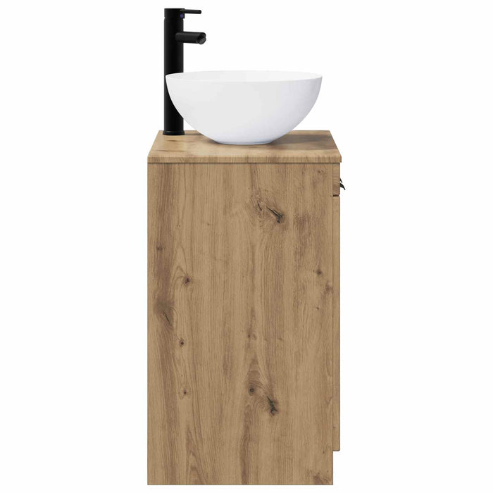 Set de mobilier pentru baie Stejar Artizanal Lemn prelucrat WALTI