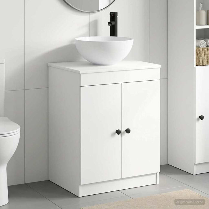 Set de mobilier pentru baie Alb Lemn prelucrat WALTI