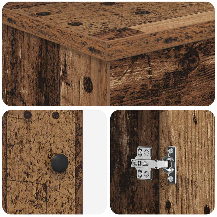 Set de mobilier pentru baie Lemn vechi Lemn prelucrat WALTI