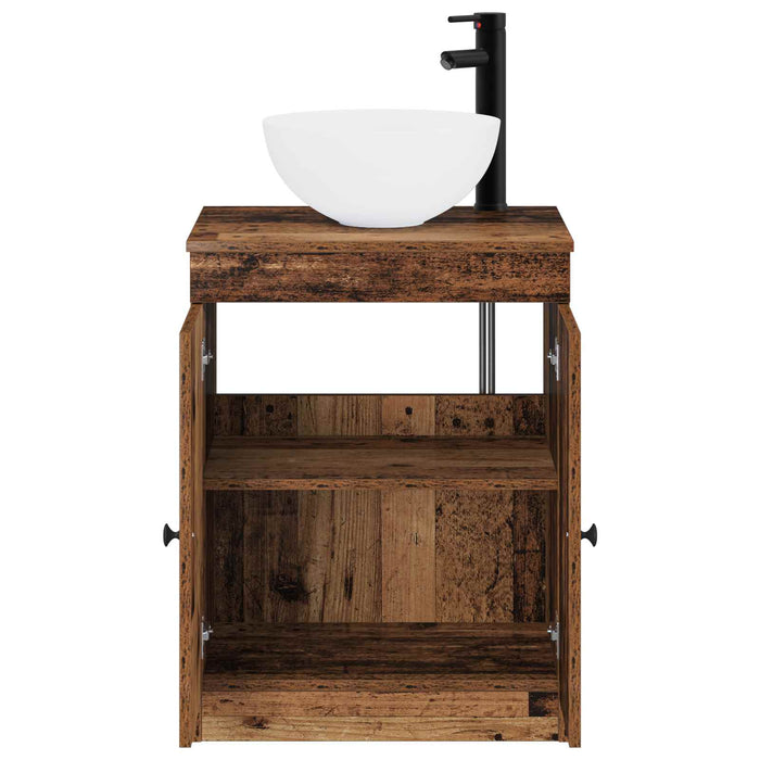 Set de mobilier pentru baie Lemn vechi Lemn prelucrat WALTI