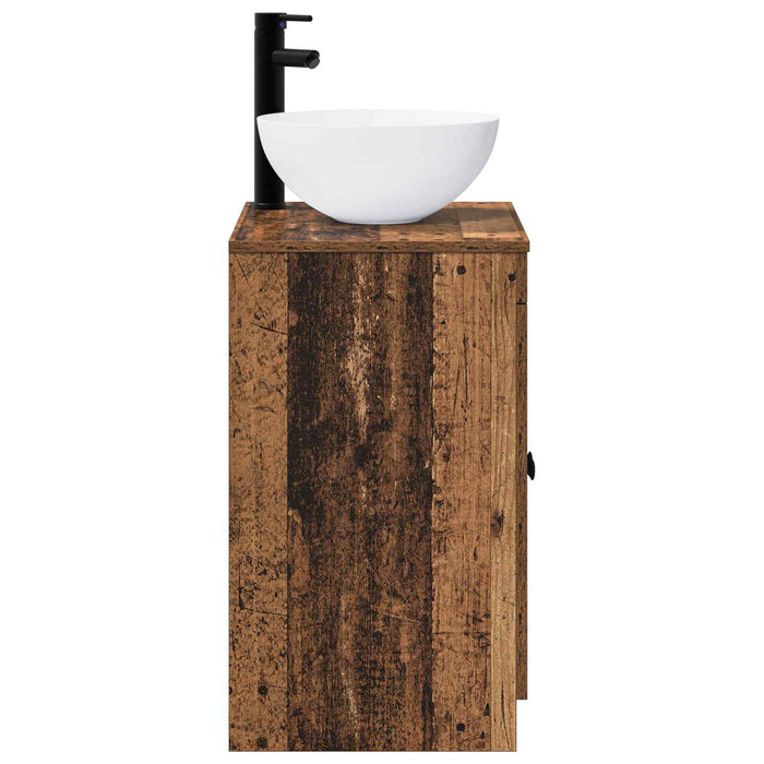Set de mobilier pentru baie Lemn vechi Lemn prelucrat WALTI