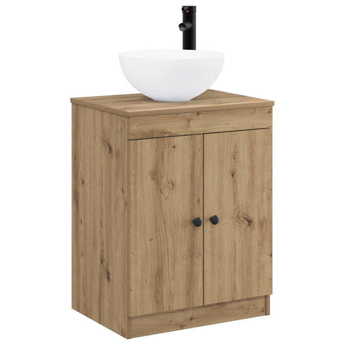 Set de mobilier pentru baie Stejar Artizanal Lemn prelucrat WALTI