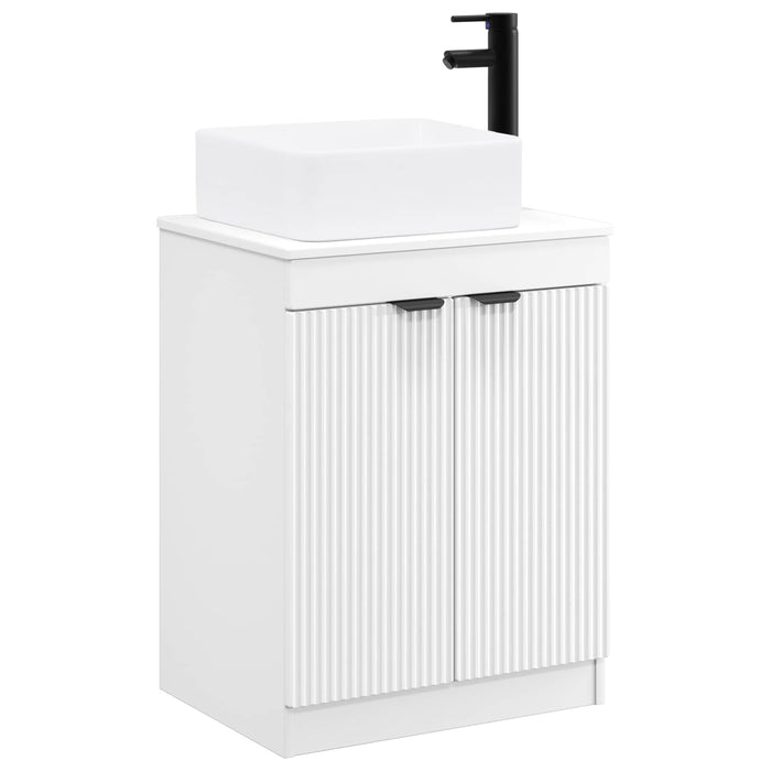 Set de mobilier pentru baie Alb Lemn prelucrat WALTI