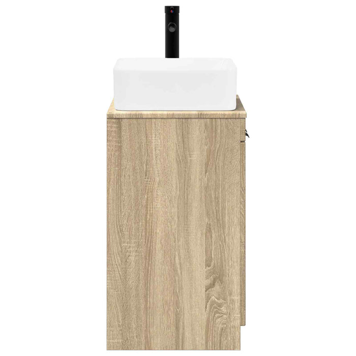 Set de mobilier pentru baie Stejar Sonoma Lemn prelucrat WALTI