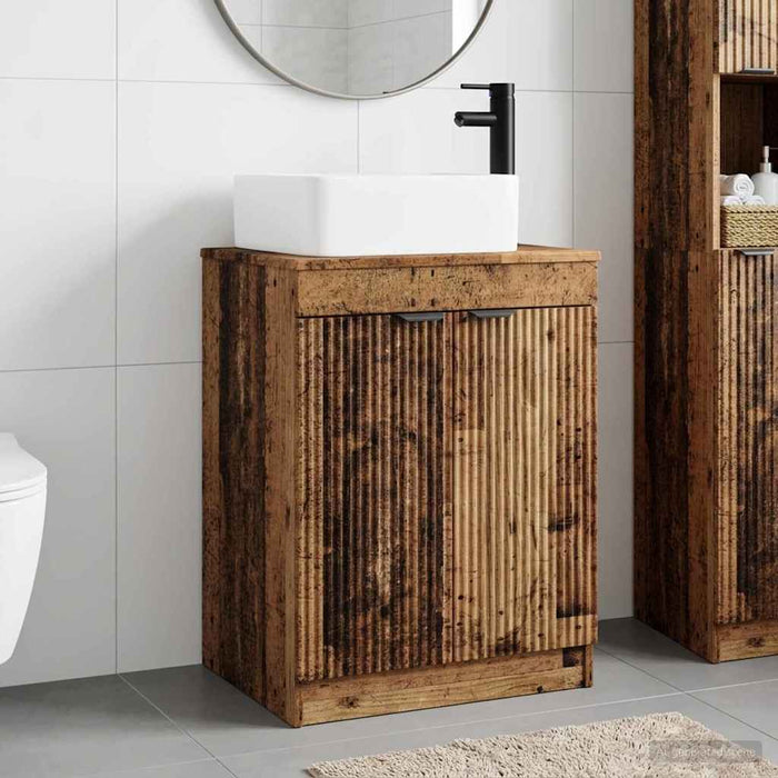 Set de mobilier pentru baie Lemn vechi Lemn prelucrat WALTI