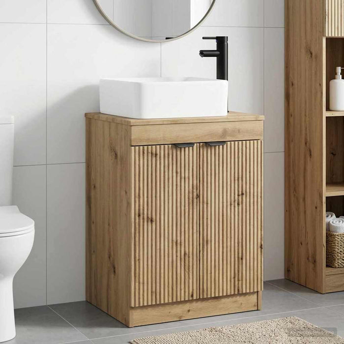 Set de mobilier pentru baie Stejar Artizanal Lemn prelucrat WALTI