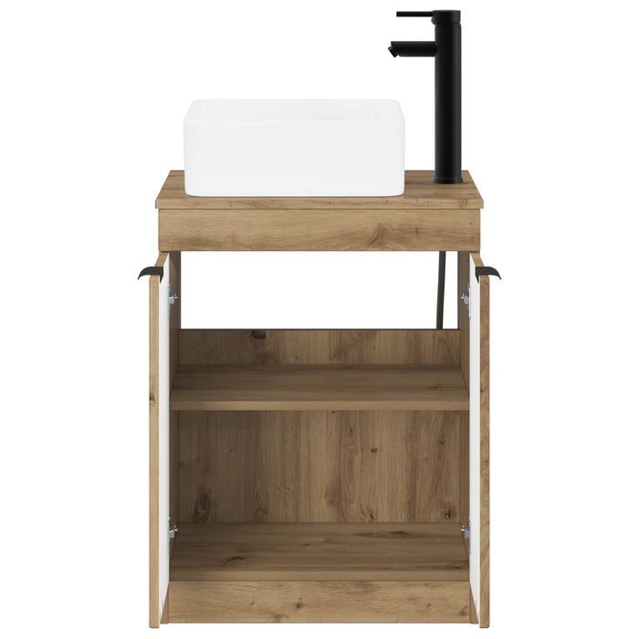 Set de mobilier pentru baie Stejar Artizanal Lemn prelucrat WALTI
