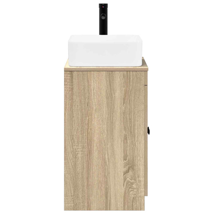 Set de mobilier pentru baie Stejar Sonoma Lemn prelucrat WALTI