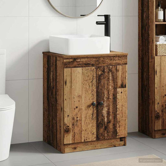 Set de mobilier pentru baie Lemn vechi Lemn prelucrat WALTI