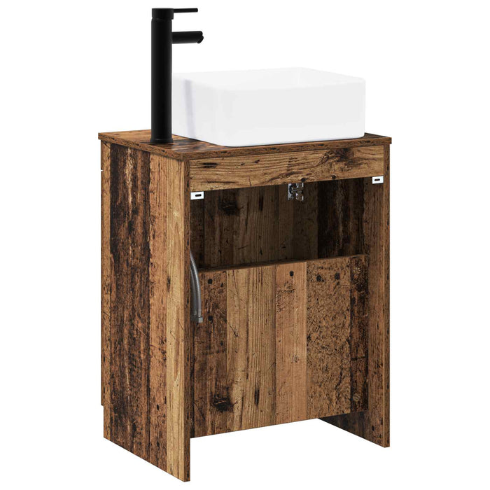 Set de mobilier pentru baie Lemn vechi Lemn prelucrat WALTI