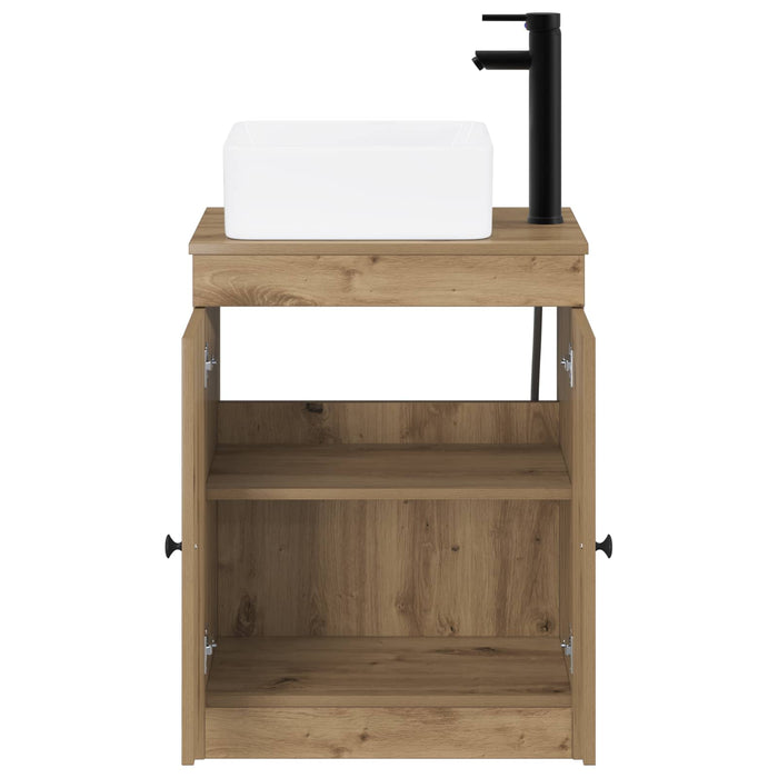 Set de mobilier pentru baie Stejar Artizanal Lemn prelucrat WALTI