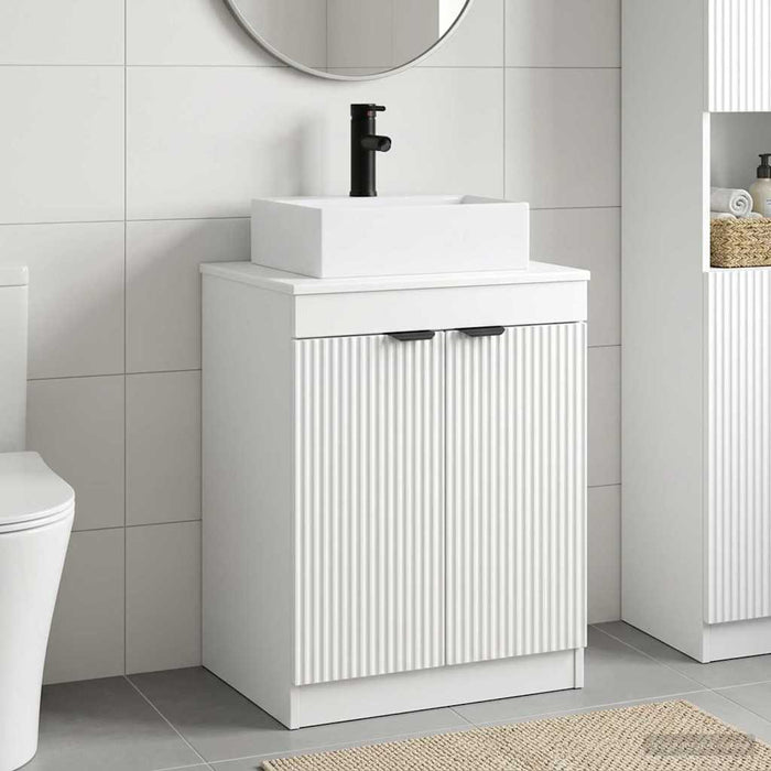 Set de mobilier pentru baie Alb Lemn prelucrat WALTI