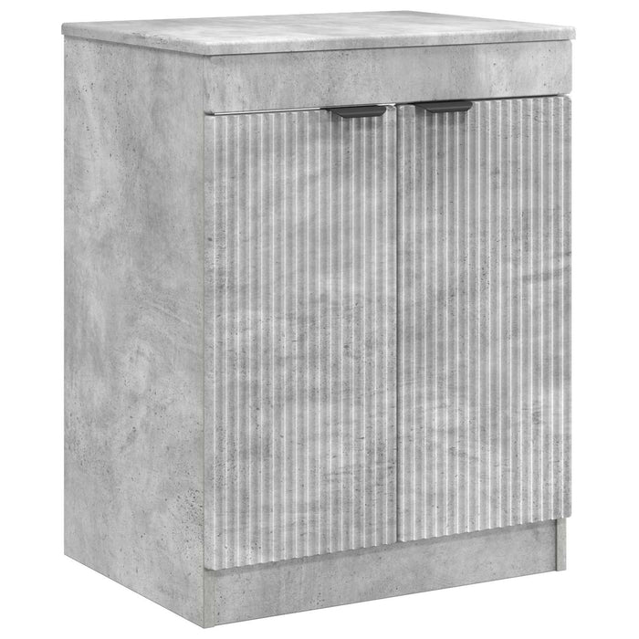 Set de mobilier pentru baie Gri Beton Lemn prelucrat WALTI