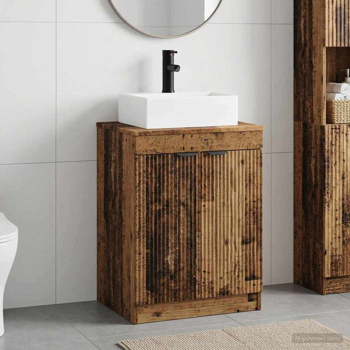Set de mobilier pentru baie Lemn vechi Lemn prelucrat WALTI