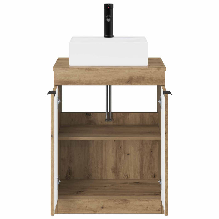 Set de mobilier pentru baie Stejar Artizanal Lemn prelucrat WALTI