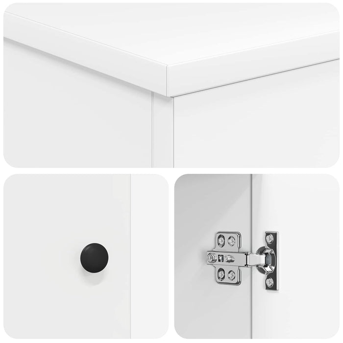 Set de mobilier pentru baie Alb Lemn prelucrat WALTI