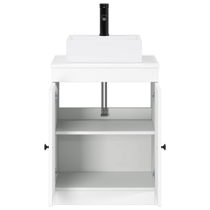 Set de mobilier pentru baie Alb Lemn prelucrat WALTI