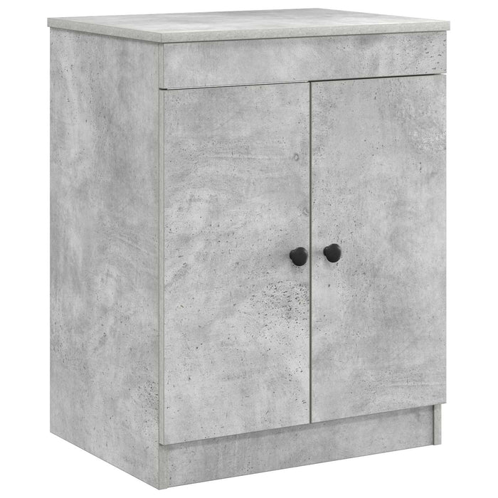 Set de mobilier pentru baie Gri Beton Lemn prelucrat WALTI