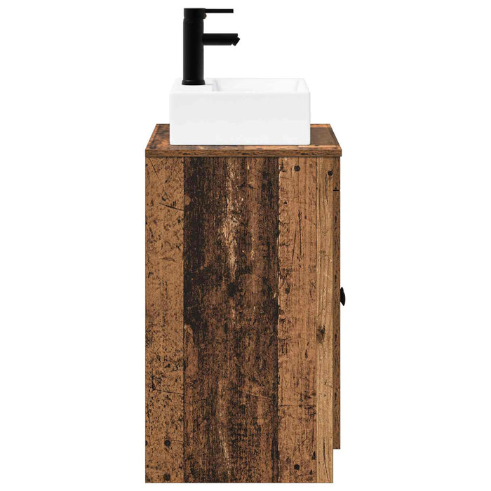 Set de mobilier pentru baie Lemn vechi Lemn prelucrat WALTI