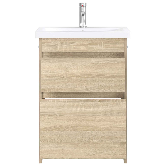 Set de mobilier pentru baie Stejar Sonoma 61 x 40 x 84,5 cm WALTI