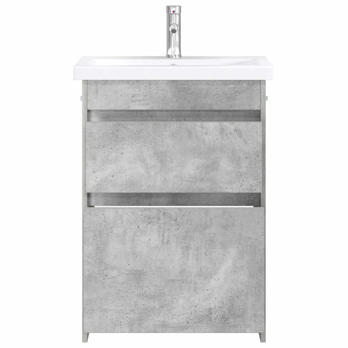 Set de mobilier pentru baie Gri Beton 61 x 40 x 84,5 cm WALTI