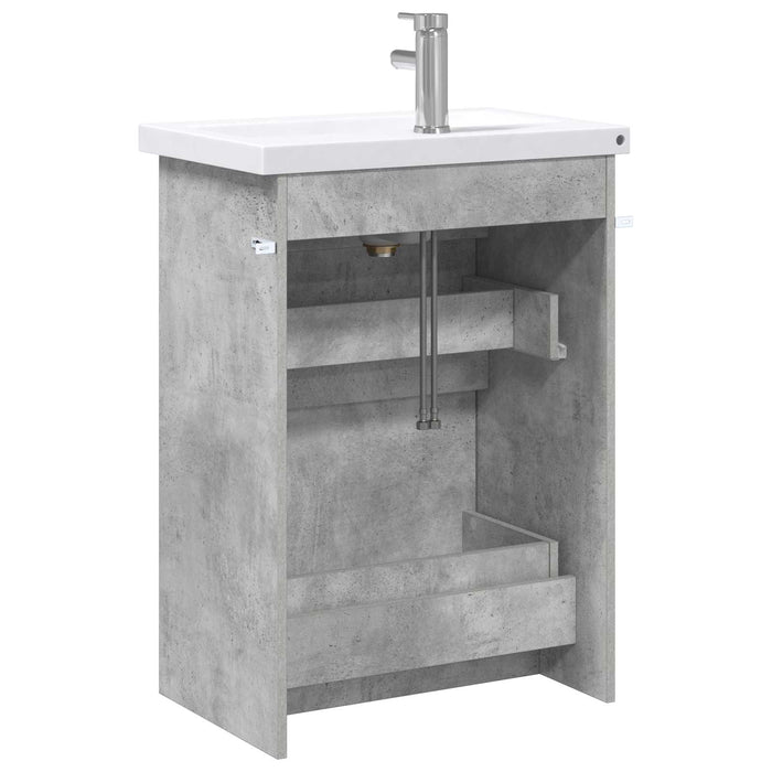 Set de mobilier pentru baie Gri Beton 61 x 40 x 84,5 cm WALTI