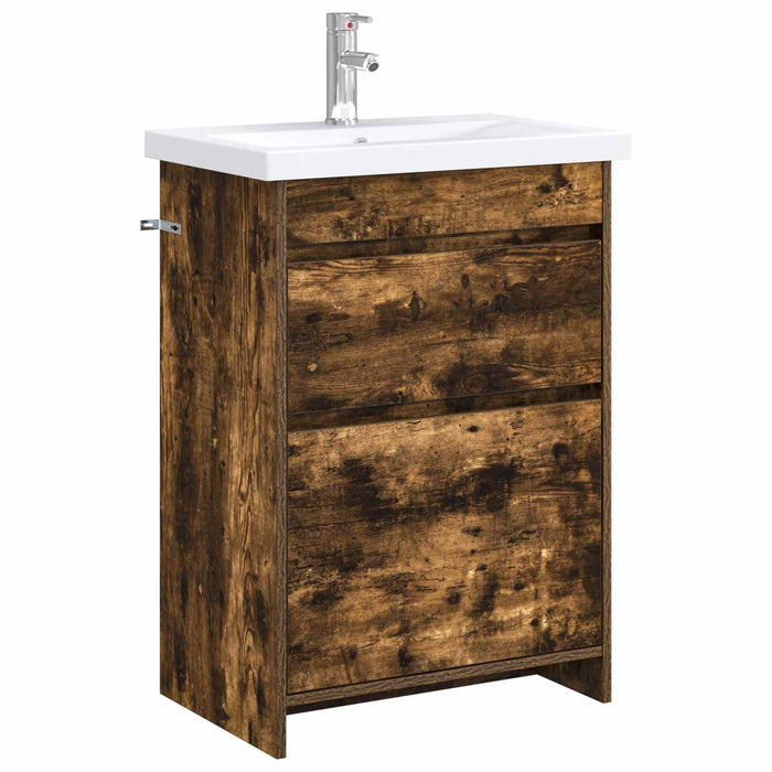 Set de mobilier pentru baie Stejar fumuriu 61 x 40 x 84,5 cm WALTI