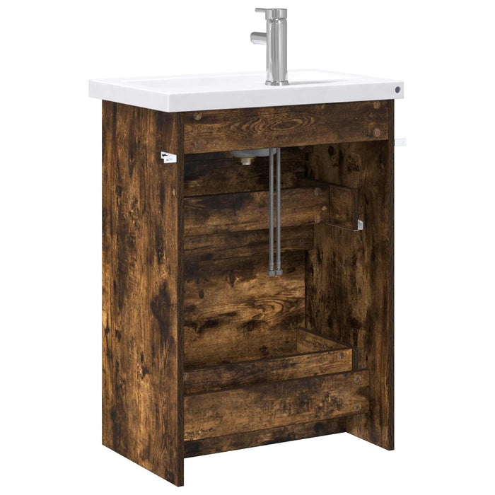 Set de mobilier pentru baie Stejar fumuriu 61 x 40 x 84,5 cm WALTI
