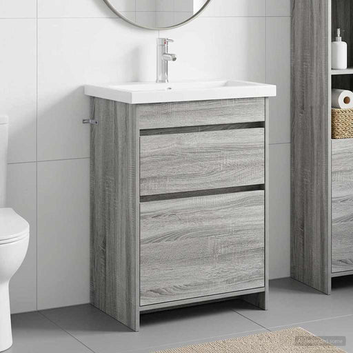 Set de mobilier pentru baie Sonoma gri 61 x 40 x 84,5 cm - WALTI WALTI