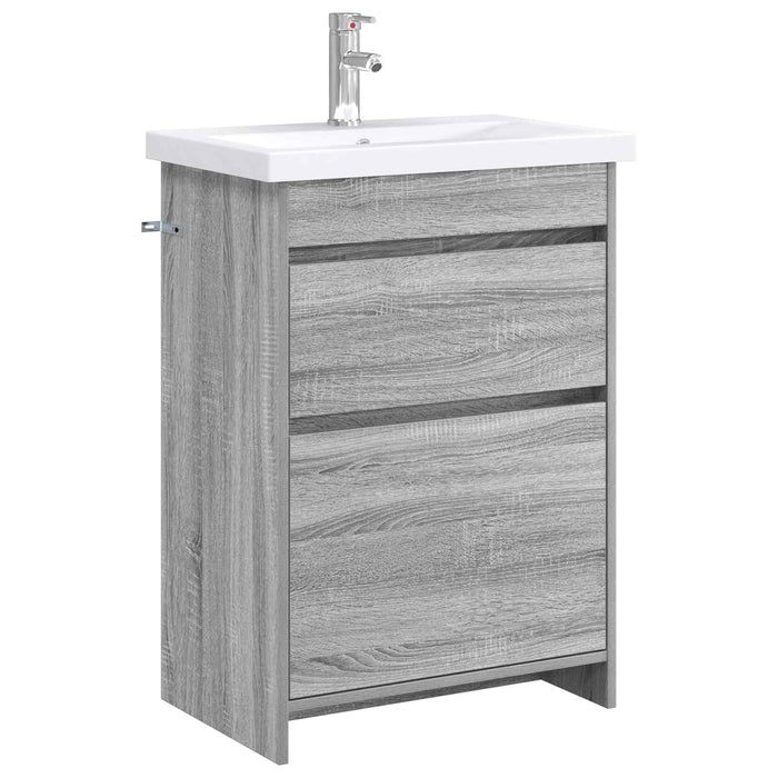 Set de mobilier pentru baie Sonoma gri 61 x 40 x 84,5 cm WALTI